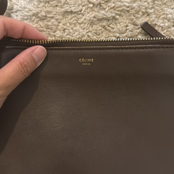 Celine lambskin small trio bag - Picture 8 of 15